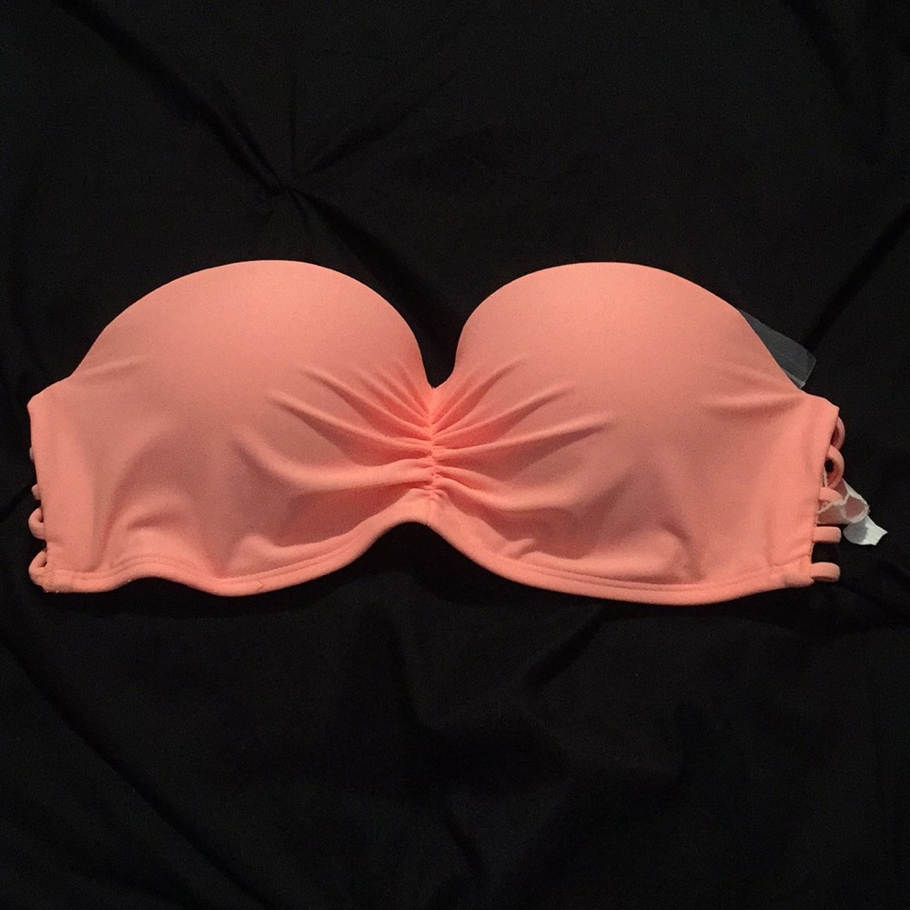 Orange bikini top